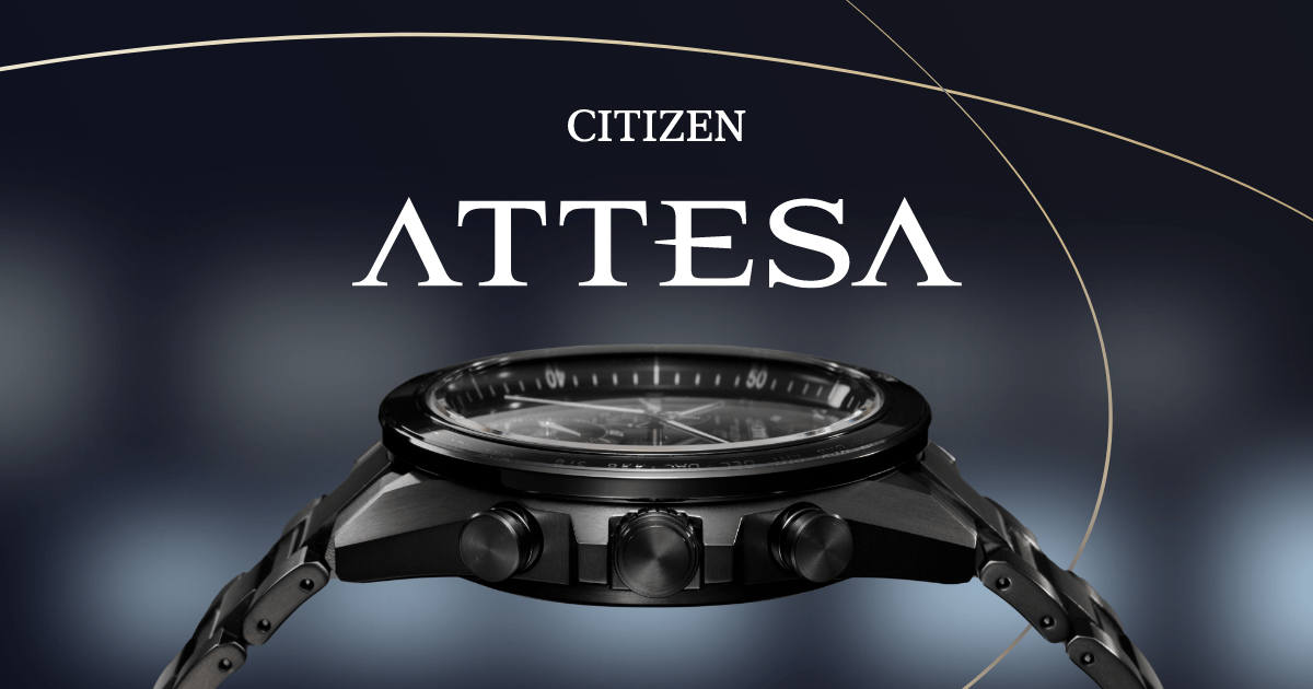 ブラックチタン™シリーズ｜【アテッサ / ATTESA】シチズン時計