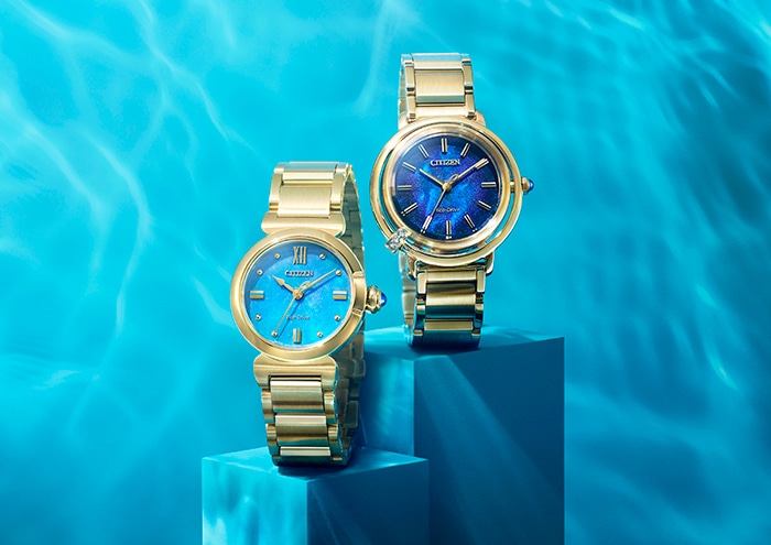 『シチズン エル』 EM1133-85L（左）、EM1099-57L（右）KV