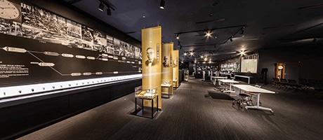 シチズンミュージアム館内 画像。