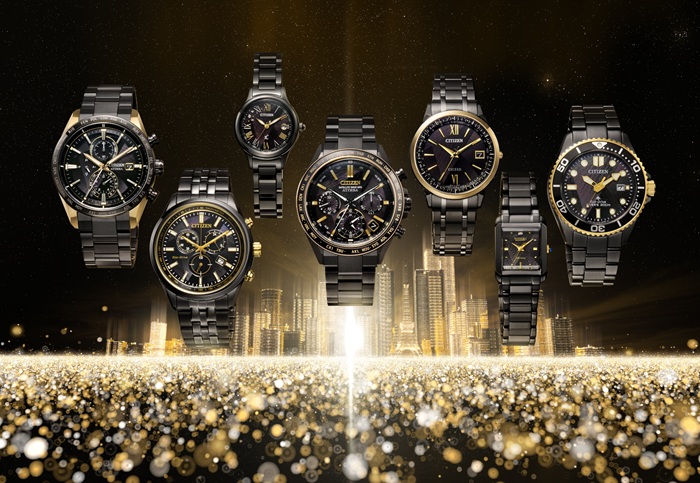 「LIGHT in BLACK」Eco-Drive 50th Anniversary Edition メインビジュアル