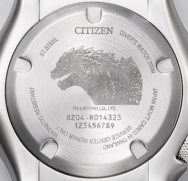 ノベルティは新品未使用です美品 時計 ゴジラ CITIZEN ノベルティ付き 2個セット