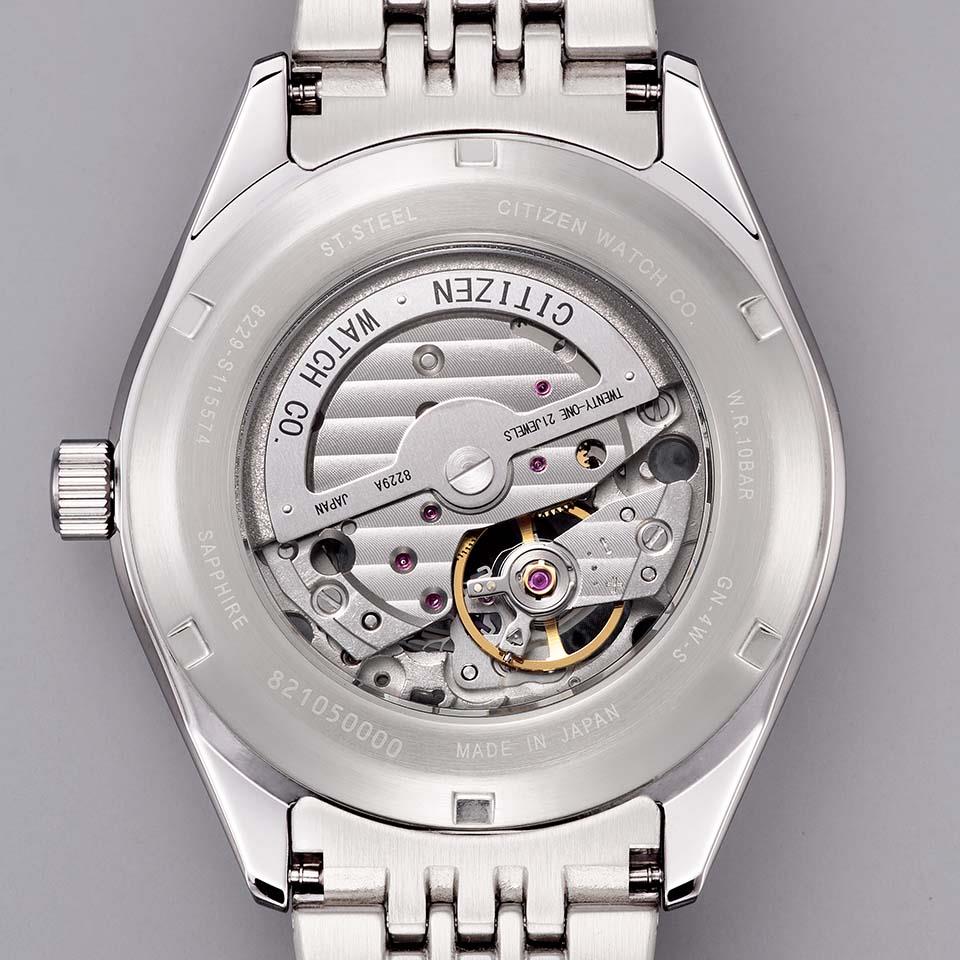 シチズン CITIZEN 腕時計 メンズ NH9110-81L シチズン コレクション メカニカル CITIZEN COLLECTION 自動巻き（8229/手巻き付） ブルーxシルバー アナログ表示