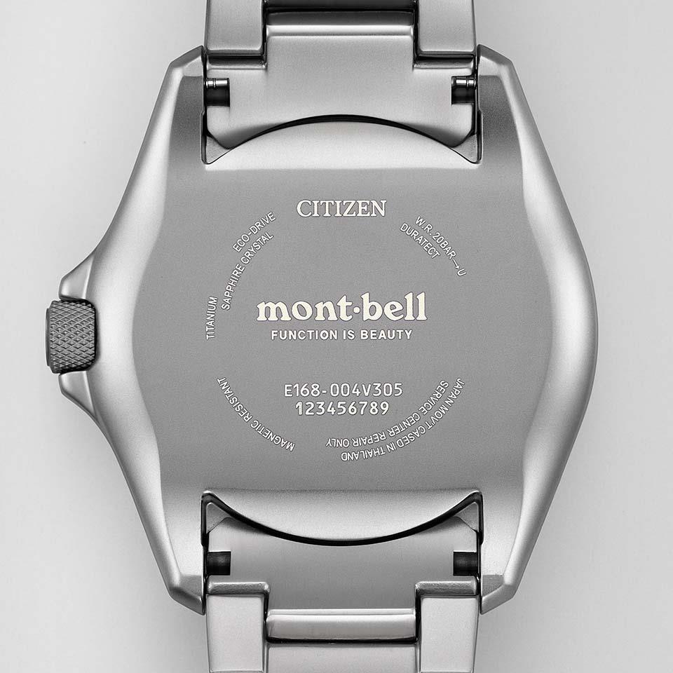 シチズン　mont-bell モデル CITIZEN】mont-bellコラボレーションモデル | ONWARD CROSSET