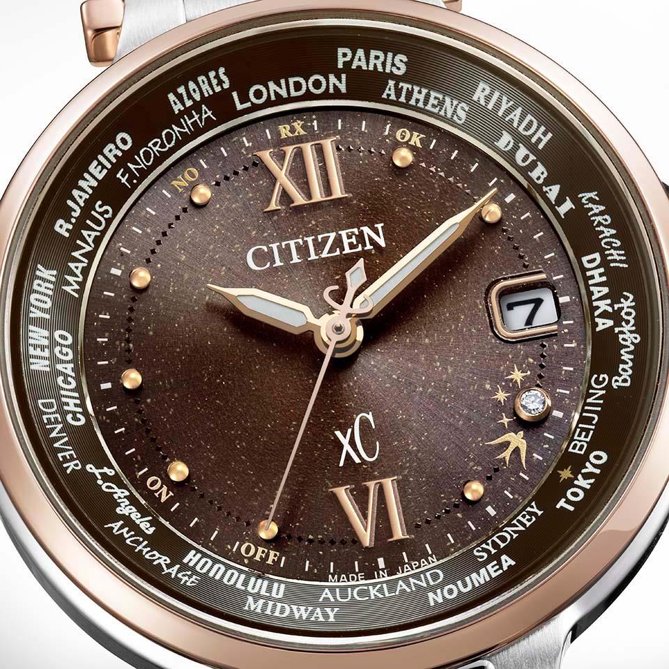 【新品未使用】CITIZEN シチズン 腕時計 ブラウン レザー 定価6万
