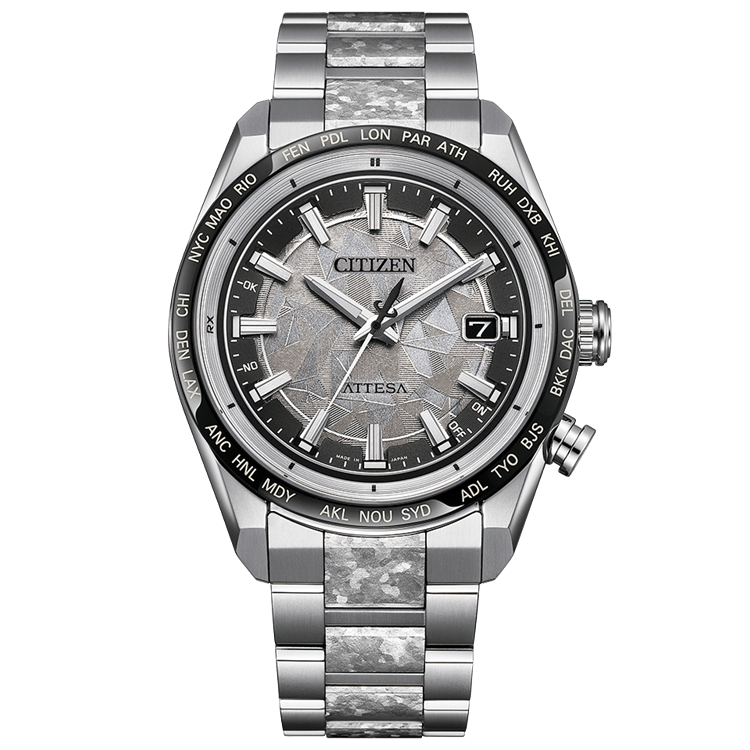 ロンサム　Citizen Eco-Drive ATTESA 黒赤 時計 Citizen Attesa ACT Line Black Titanium™ Series CB0286-61E