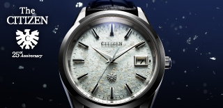 美品The 読み替える CITIZEN 25周年限定モデル プラチナ泊 AQ4070-05A
