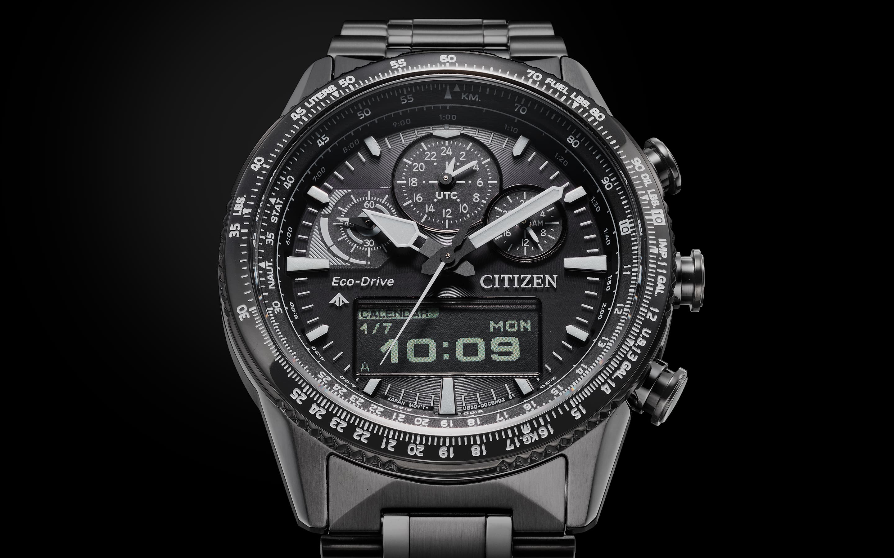 Eco-Drive COMBINATION WATCH