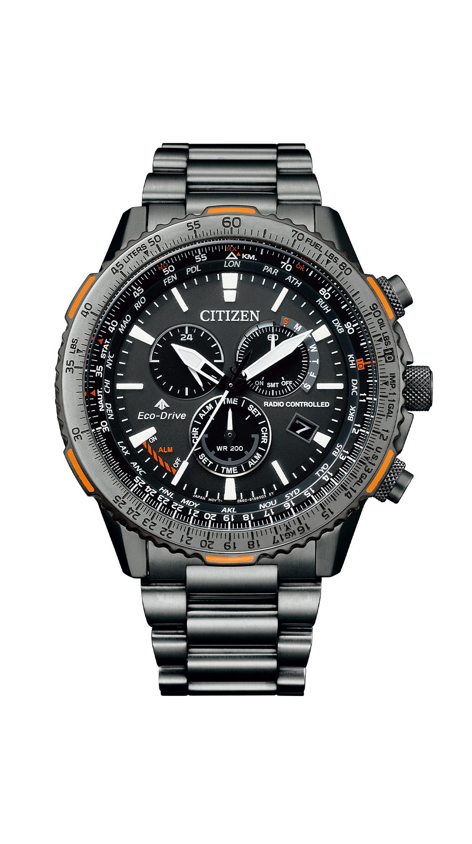 Citizen eco drive wr200 radio cheap controlled