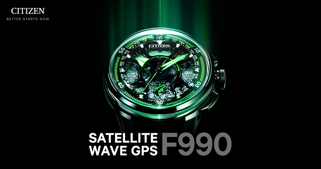 SATELLITE WAVE GPS F990 スペシャルサイト ［CITIZEN-シチズン腕時計］